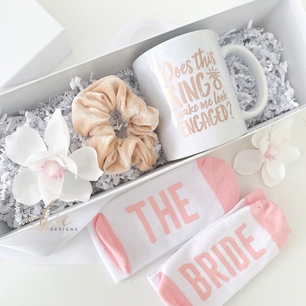 She said yes! Bride to be engagement box