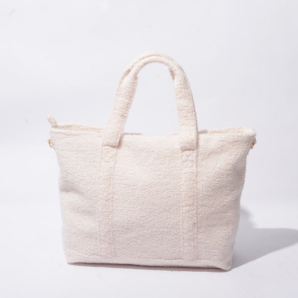 Personalized Sherpa tote bag