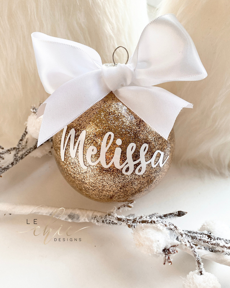 Personalized name ornament