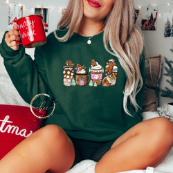 Gingerbread hot coco CREWNECK