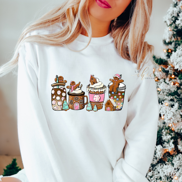 Gingerbread hot coco CREWNECK