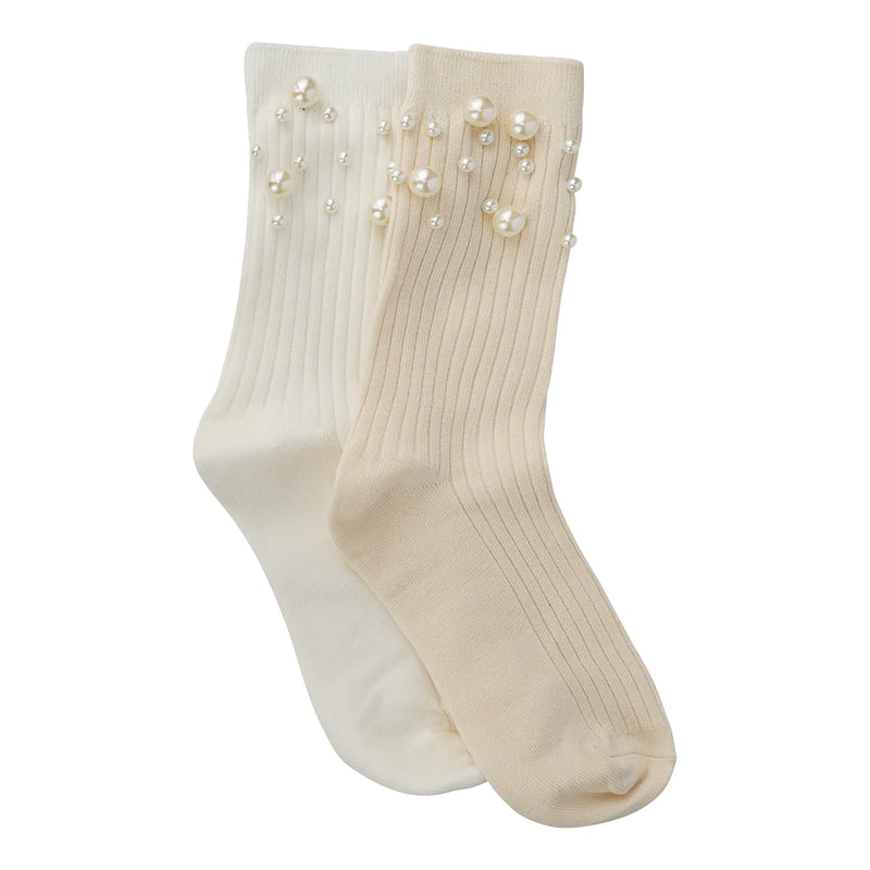 Pearl chic socks