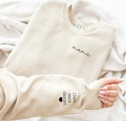 Mama, nonna, nana, mom custom crewneck