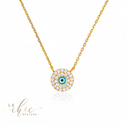 Evil eye necklace with Turquoise stone