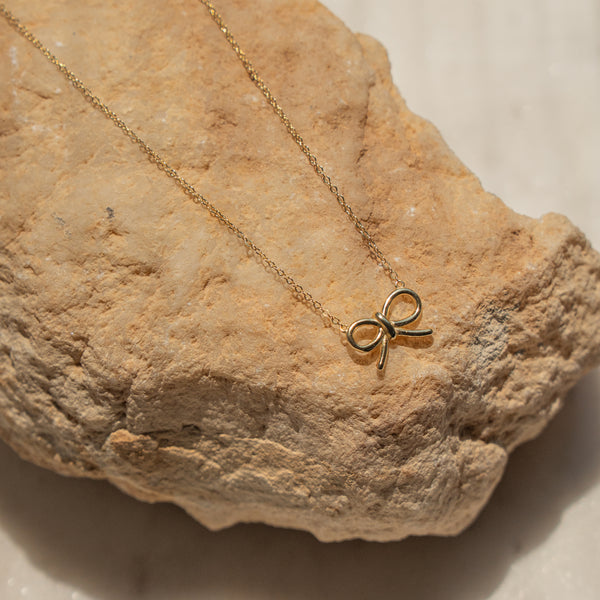 Ribbon Bow necklace