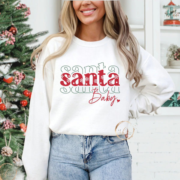 Santa Santa Baby crewneck