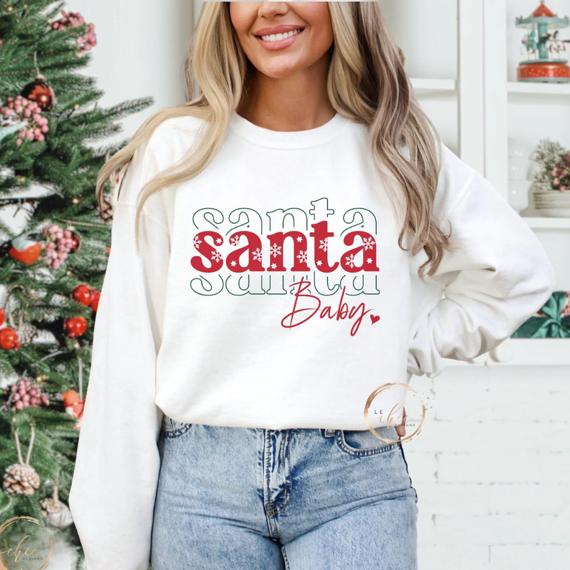 Santa Santa Baby crewneck