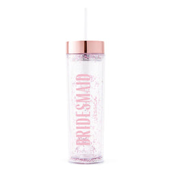 Bridesmaid Luxe Modern Print Custom Drink Tumbler