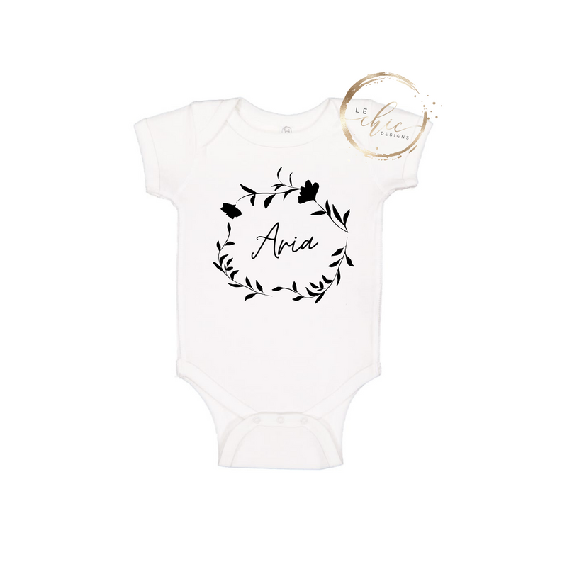 Personalized Baby Girl Onesie