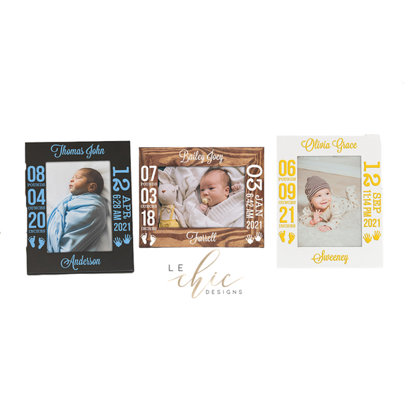 Personalized Baby Frame 5X7