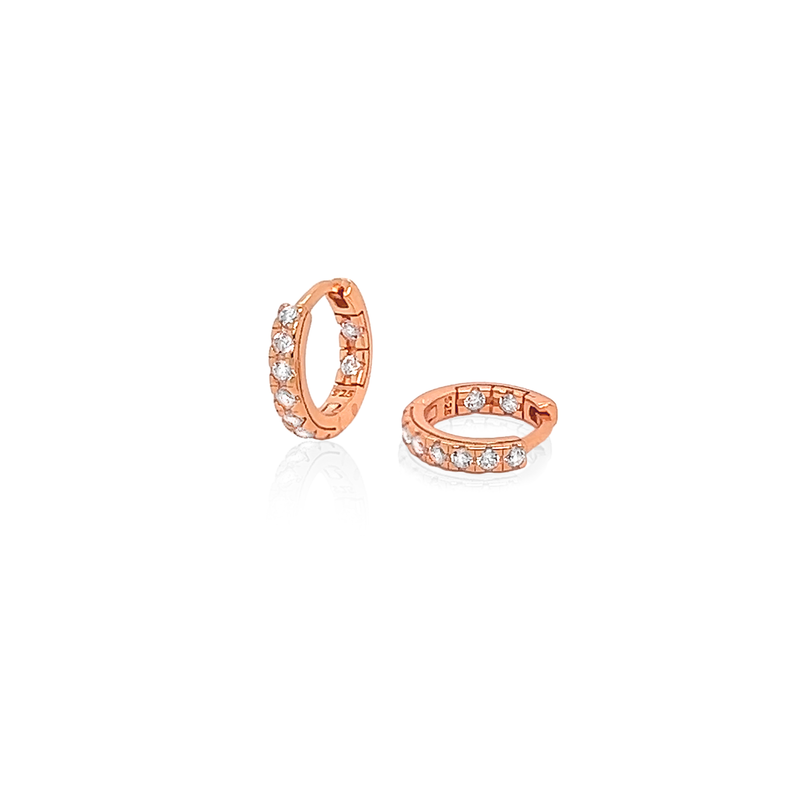 Mini Pave Zircon Huggies