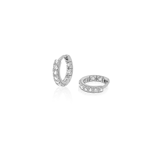 Mini Pave Zircon Huggies