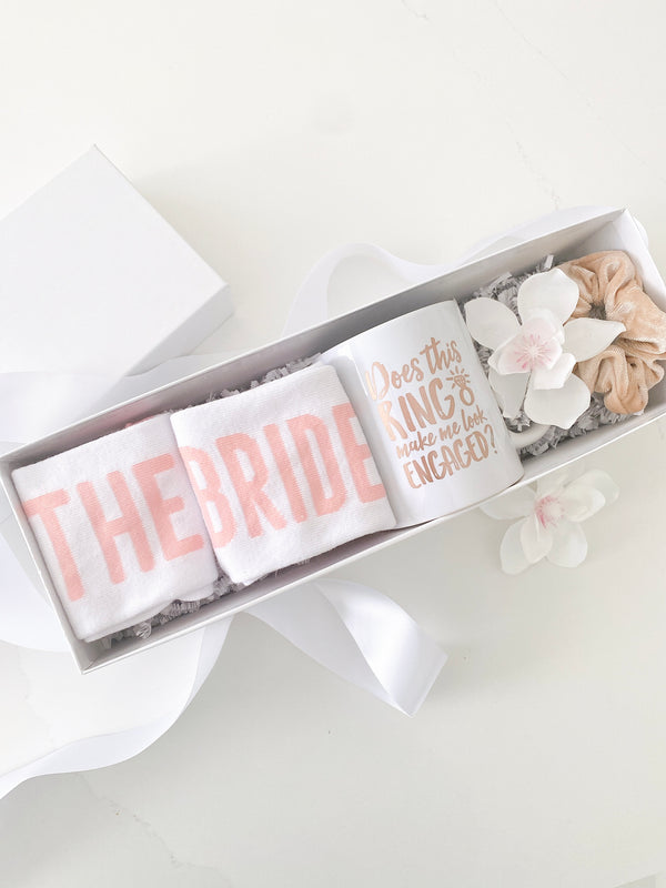 She said yes! Bride to be engagement box
