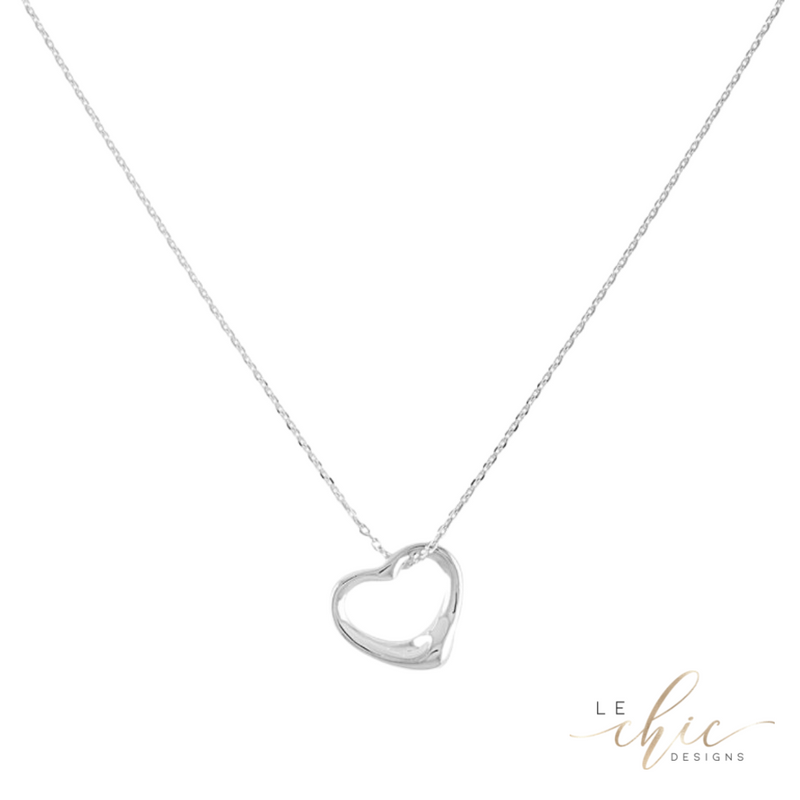 Kensey Open Heart Necklace