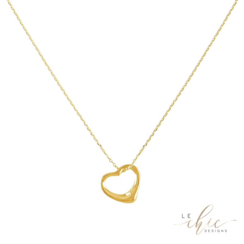 Kensey Open Heart Necklace