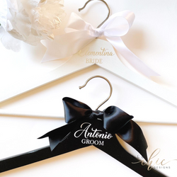 Personalized wedding hanger