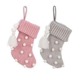 Mini Knit Pom stocking