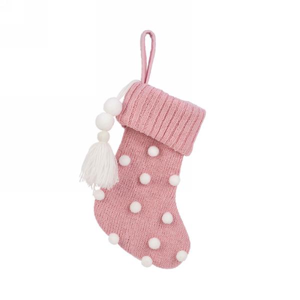 Mini Knit Pom stocking