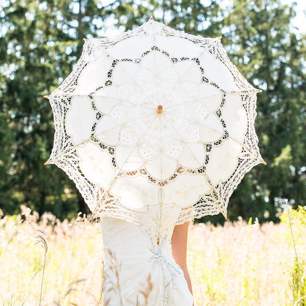 Lace Parasol-Umbrella for Brides