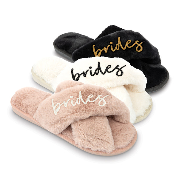 Bridesmaid Fluffy Slippers