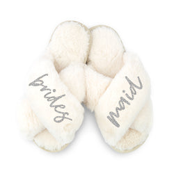 Bridesmaid Fluffy Slippers