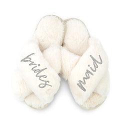 Bridesmaid Fluffy Slippers