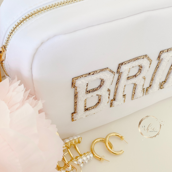 Bride Travel bag-Bride cosmetic case- Bride Honeymoon case