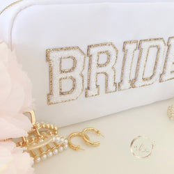 Bride Travel bag-Bride cosmetic case- Bride Honeymoon case