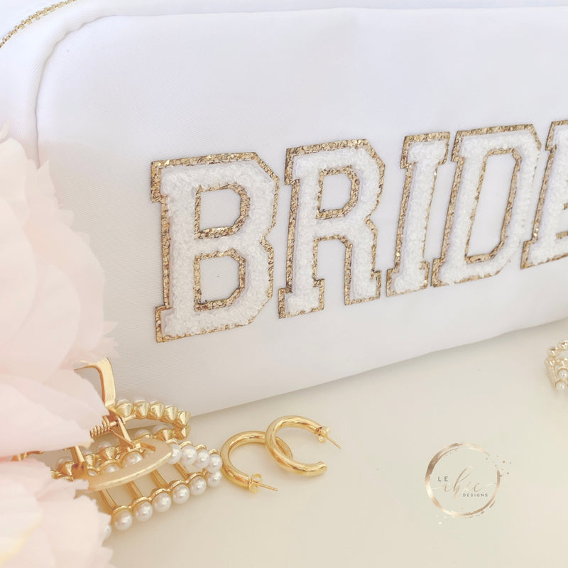 Bride Travel bag-Bride cosmetic case- Bride Honeymoon case