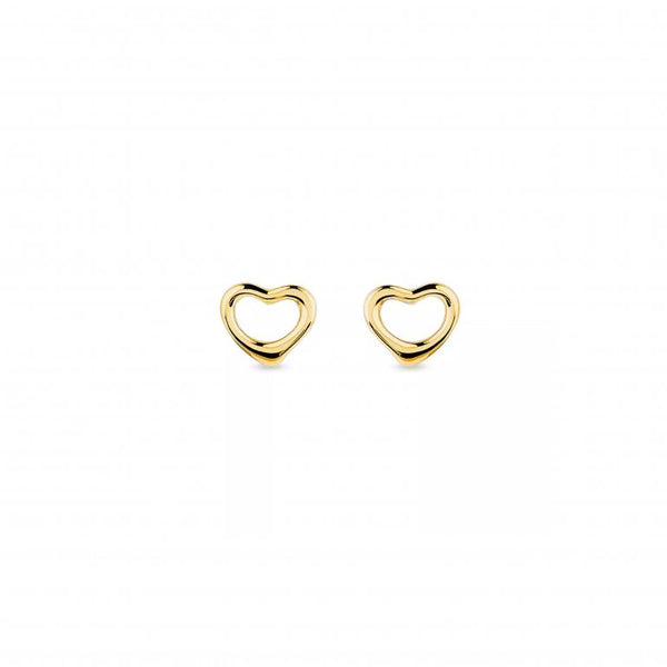 Diamond Accent Tilted Heart Stud Earrings in Sterling Silver | Zales