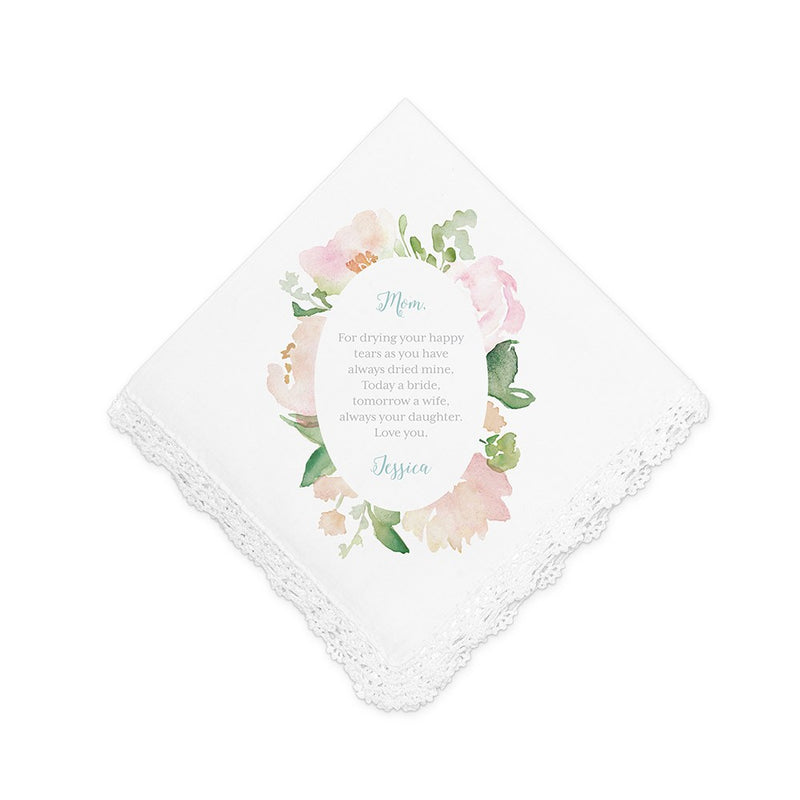 Mom handkerchief for Wedding day