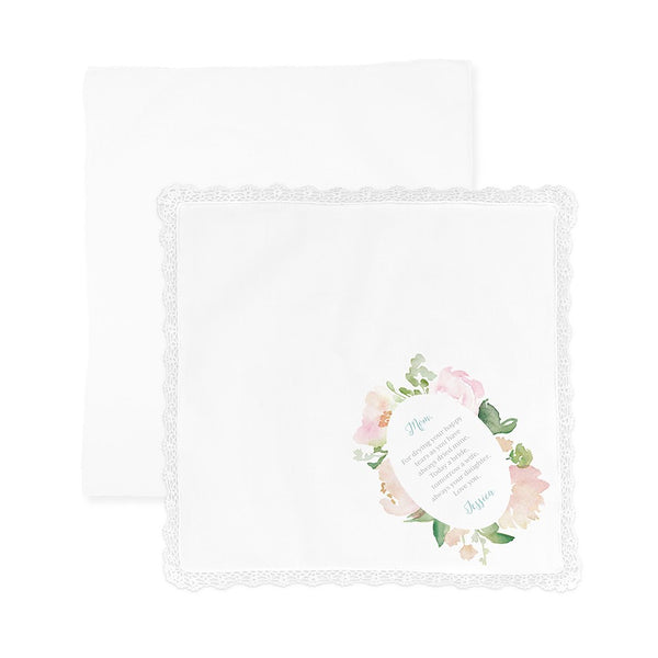 Mom handkerchief for Wedding day