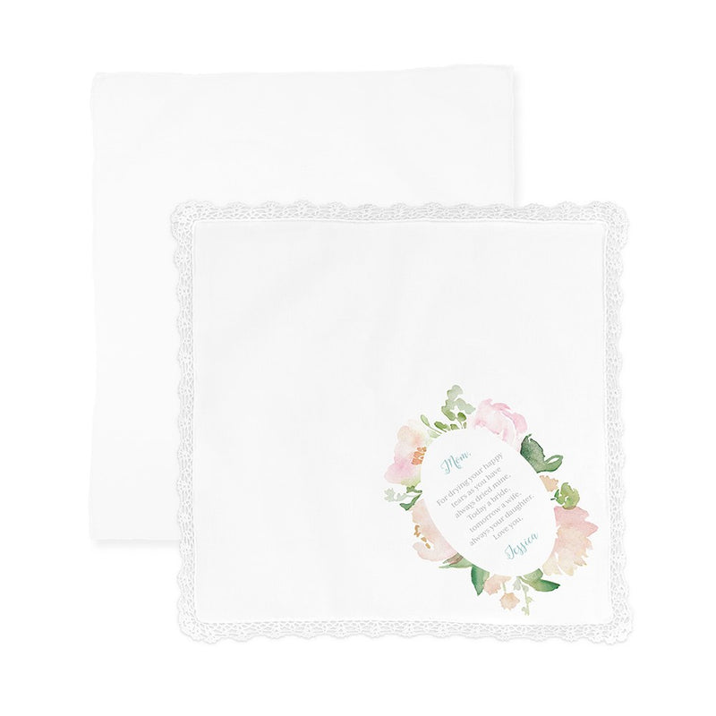 Mom handkerchief for Wedding day