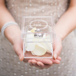 Clear Acrylic Ring Box