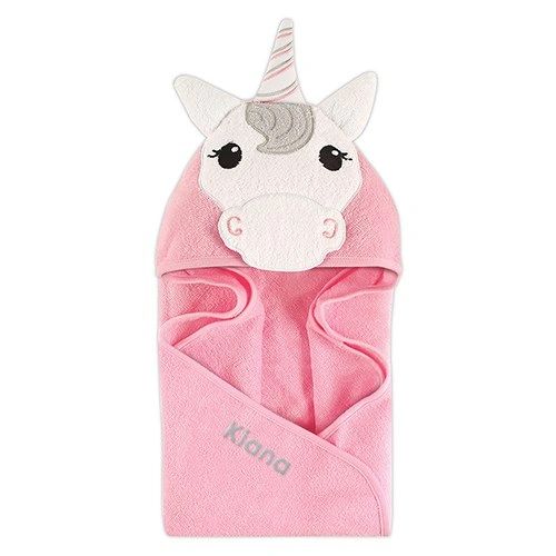 Unicorn Animal Face Hooded Towel