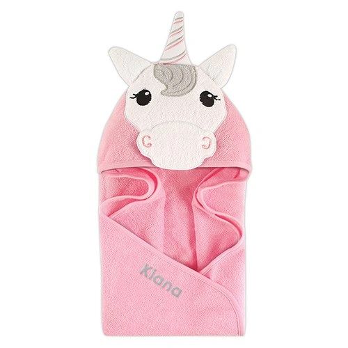 Unicorn Animal Face Hooded Towel