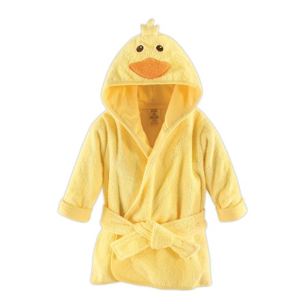 Yellow Duck Hooded Bathrobe