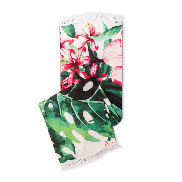 Tropical Hibiscus Large Beach Towel