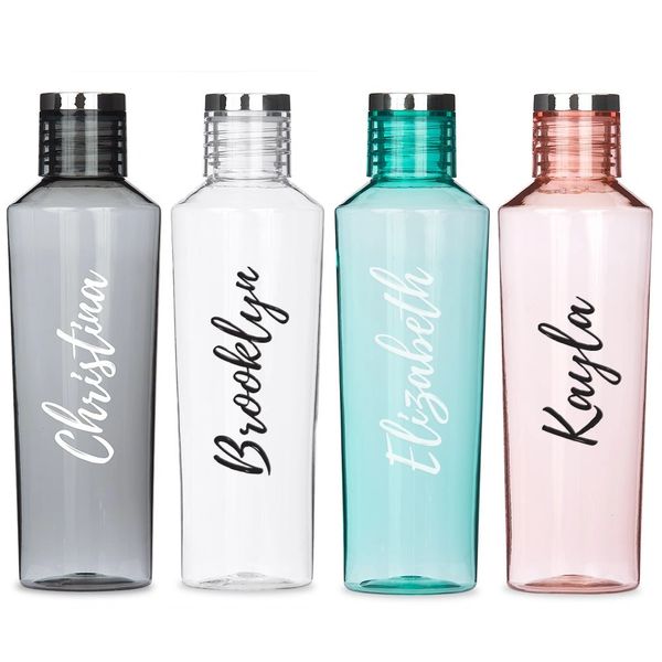 Personalized Reusable Plastic Water bottle Script