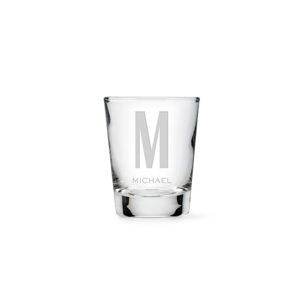 Personalized Shot Glass-Monogram