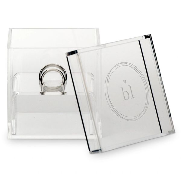 Clear Acrylic Ring Box