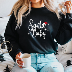 Santa Baby Christmas Crewneck