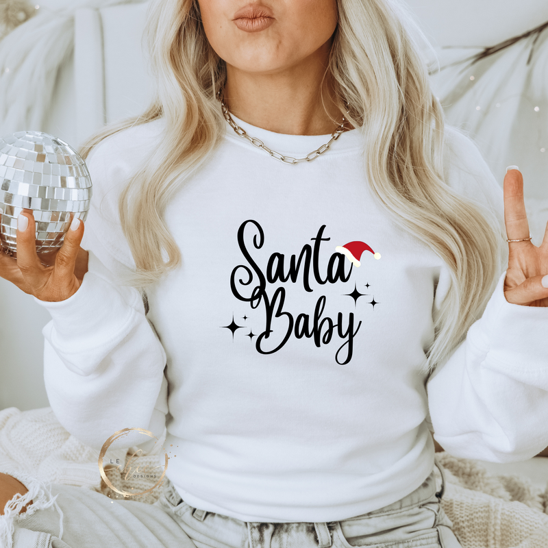 Santa Baby Christmas Crewneck