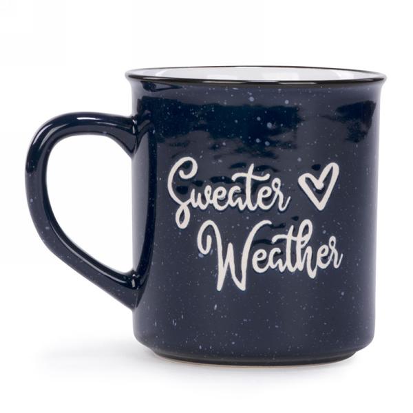 Sweater Weather Blue Mug