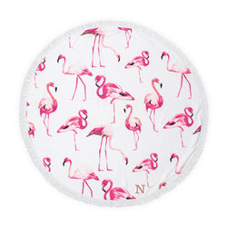 Flamingo Large Beach Towel