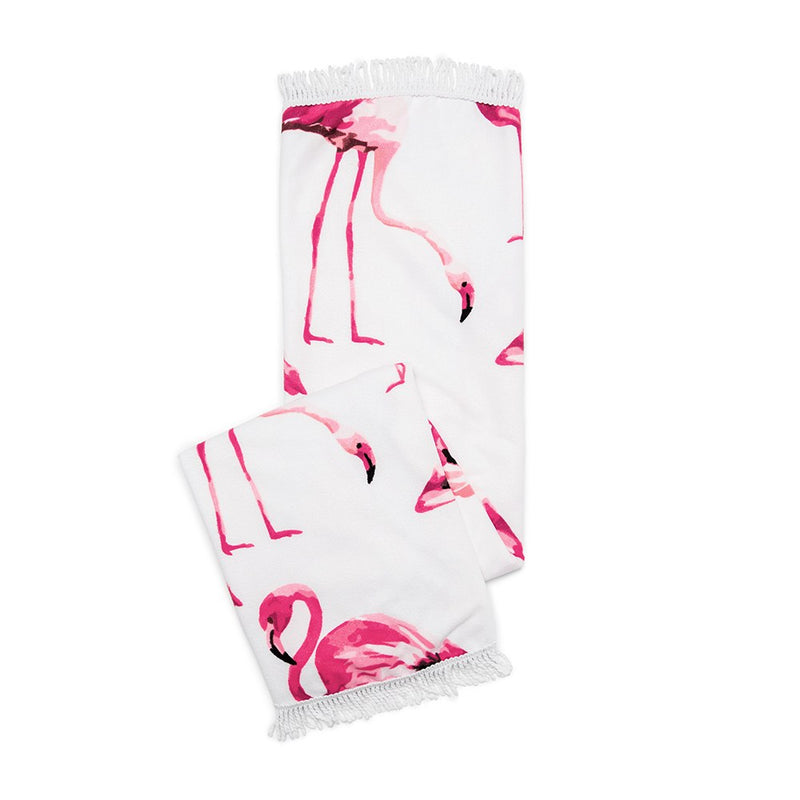 Flamingo Large Beach Towel