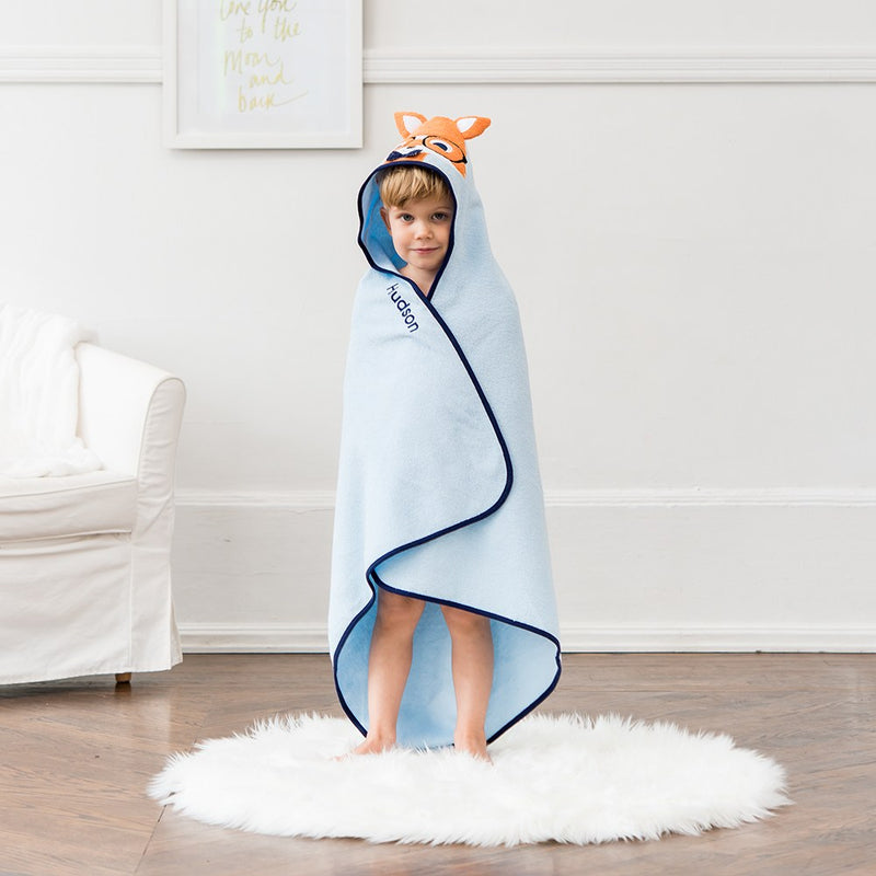 Fox Animal Face Hooded Towel