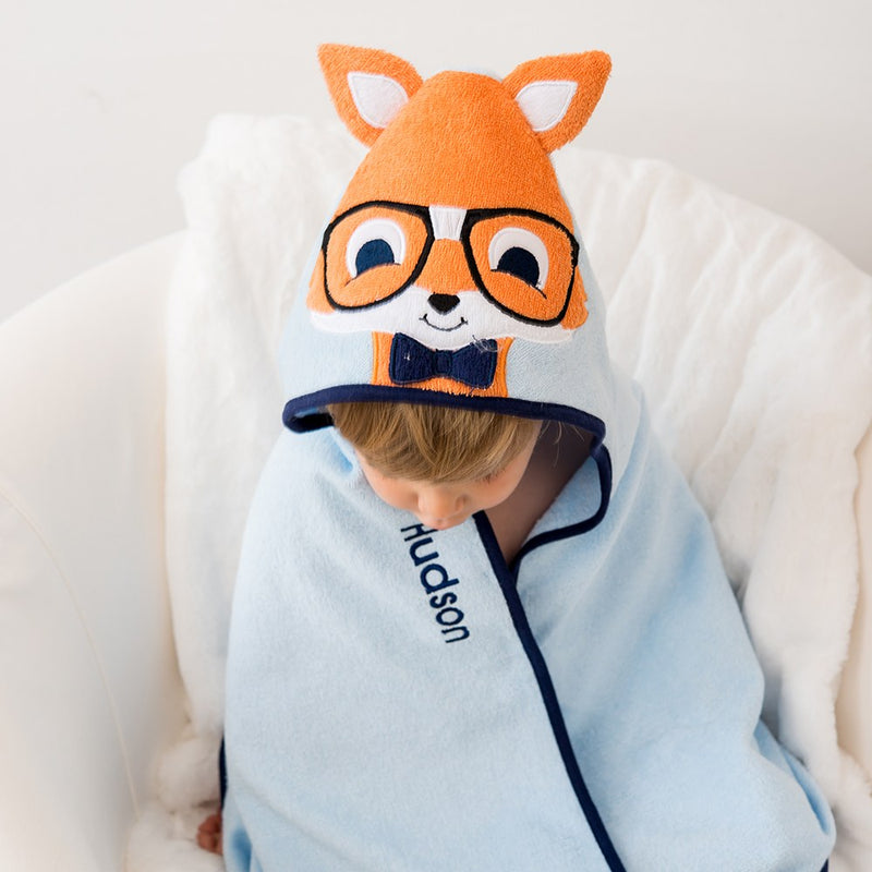 Fox Animal Face Hooded Towel