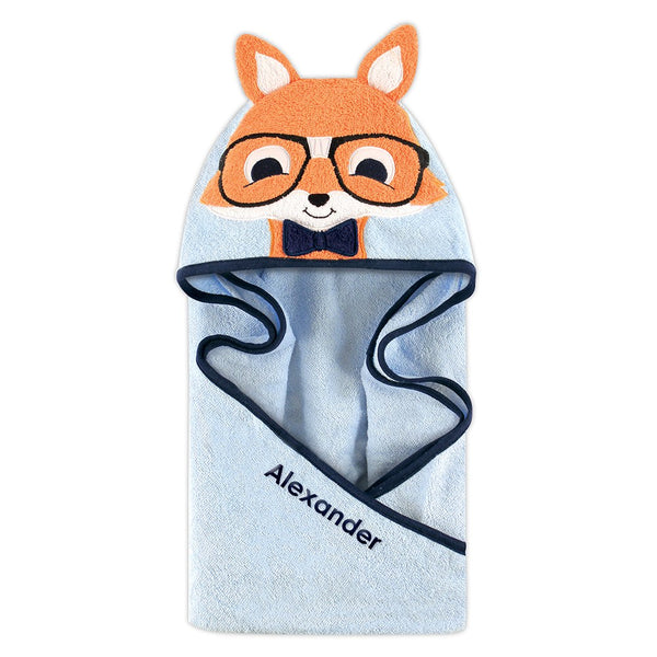 Fox Animal Face Hooded Towel